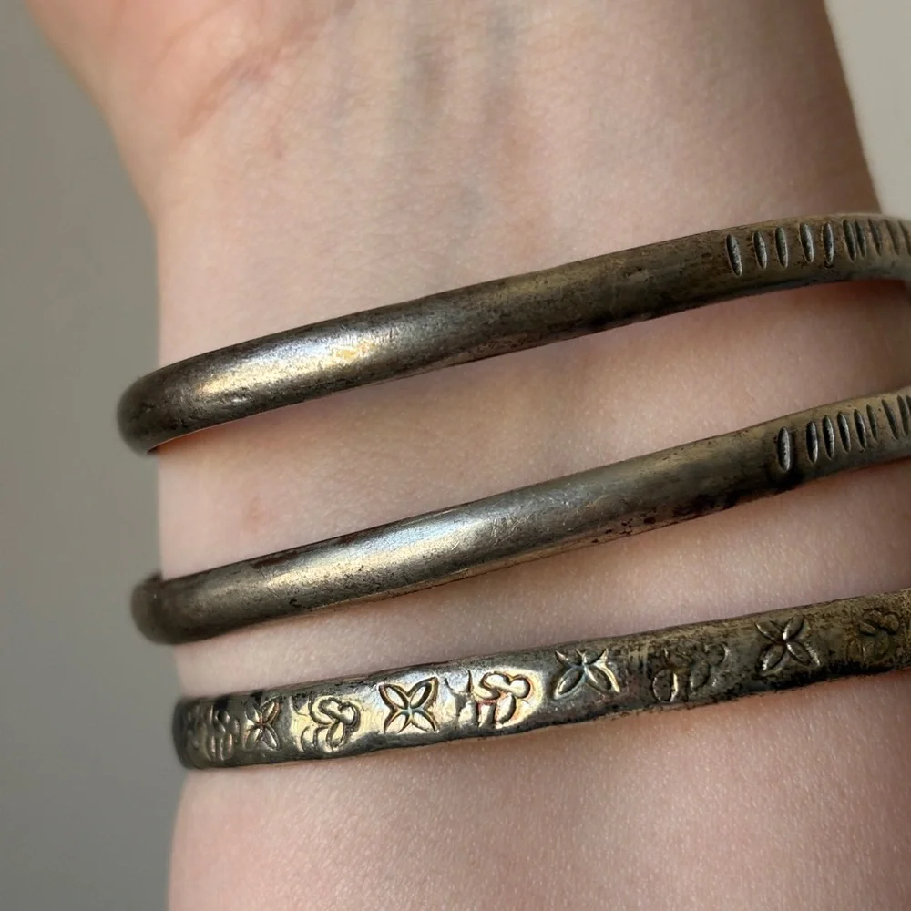 Vintage Mexico bangle bracelet